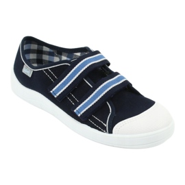 Scarpe per bambini Befado 672Y049 bianca blu navy blu 1