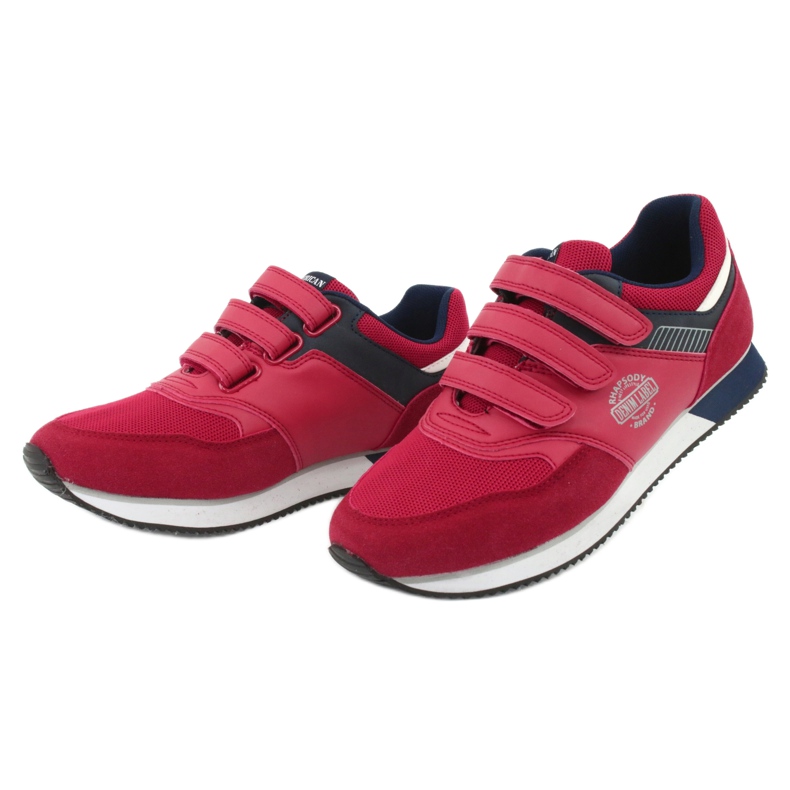American Club Scarpe sportive rosse americane RH21 rosso blu navy 3