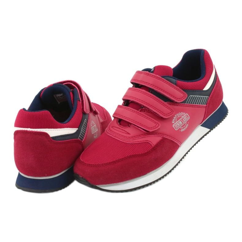 American Club Scarpe sportive rosse americane RH21 rosso blu navy 4