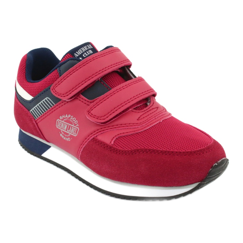American Club Scarpe sportive RH20 rosse americane bianca rosso blu navy 1