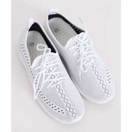 Bianco MG1517 Scarpe sportive bianche bianca 1