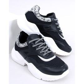 Nero BL192P Scarpe sportive da donna nere 2