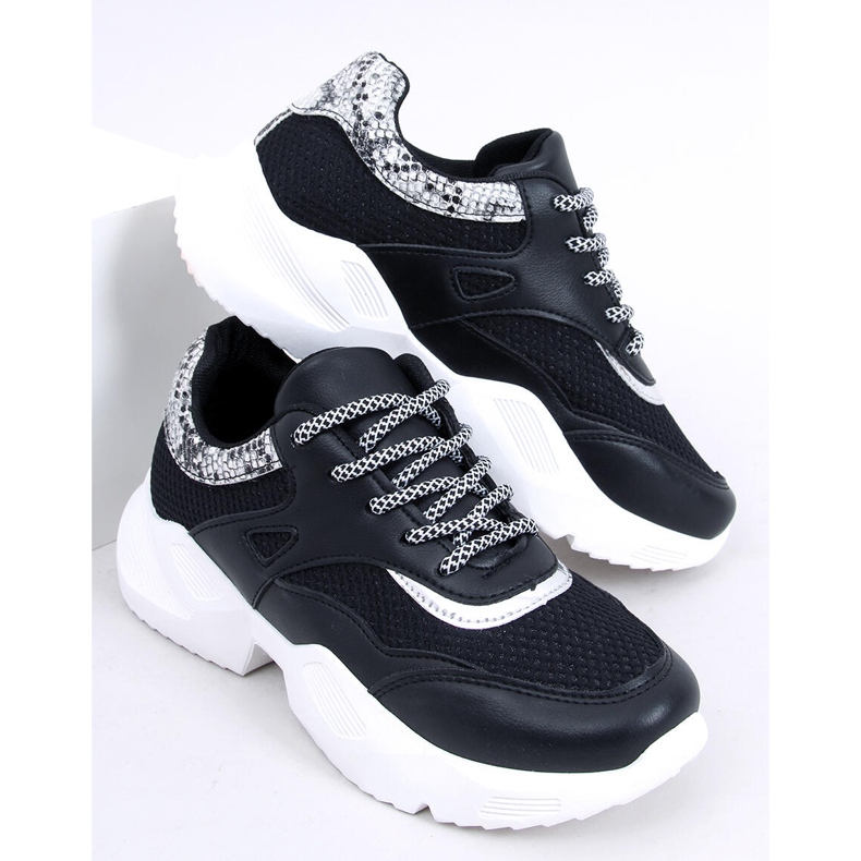 Nero BL192P Scarpe sportive da donna nere 2