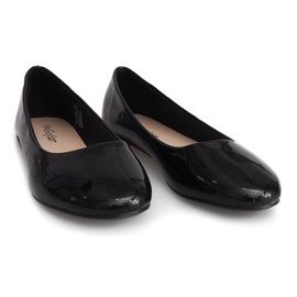 Ballerine laccate ZP-47A Nero 1