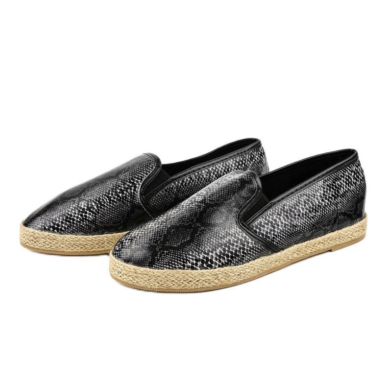 Espadrillas nere B216-1 nero 1