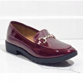 Mocassini rossi scarpe da donna A9002 rosso 1