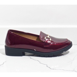 Mocassini rossi scarpe da donna A9002 rosso 2