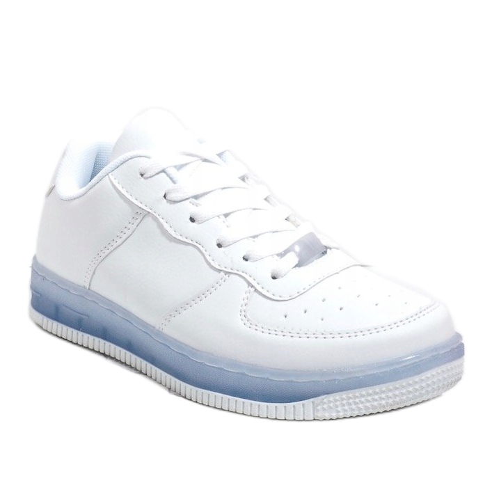 Scarpe sportive da donna alla moda bianche 351 bianco 1