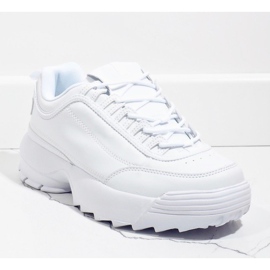 Scarpe sportive bianche alla moda DSC81-2 bianco 1