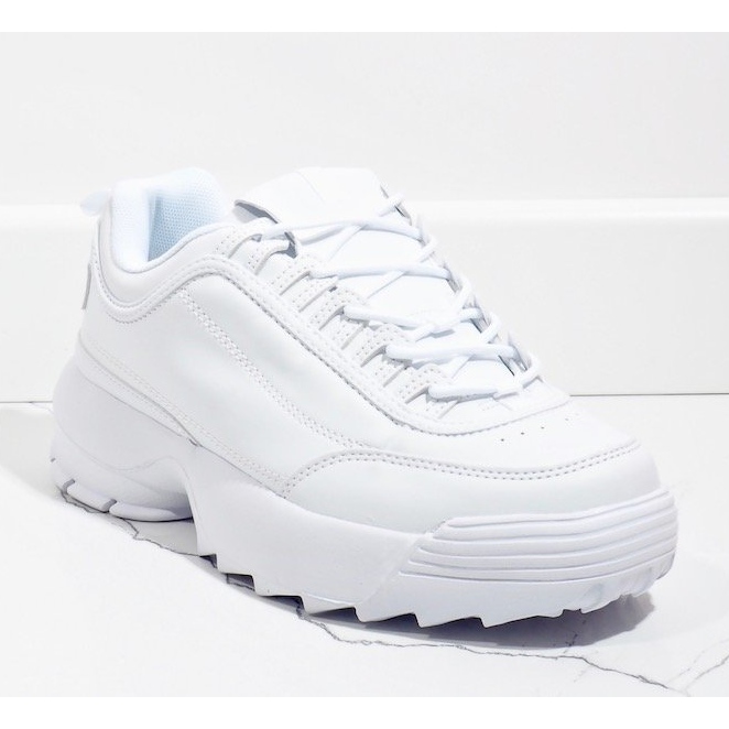 Scarpe sportive bianche alla moda DSC81-2 bianco 1