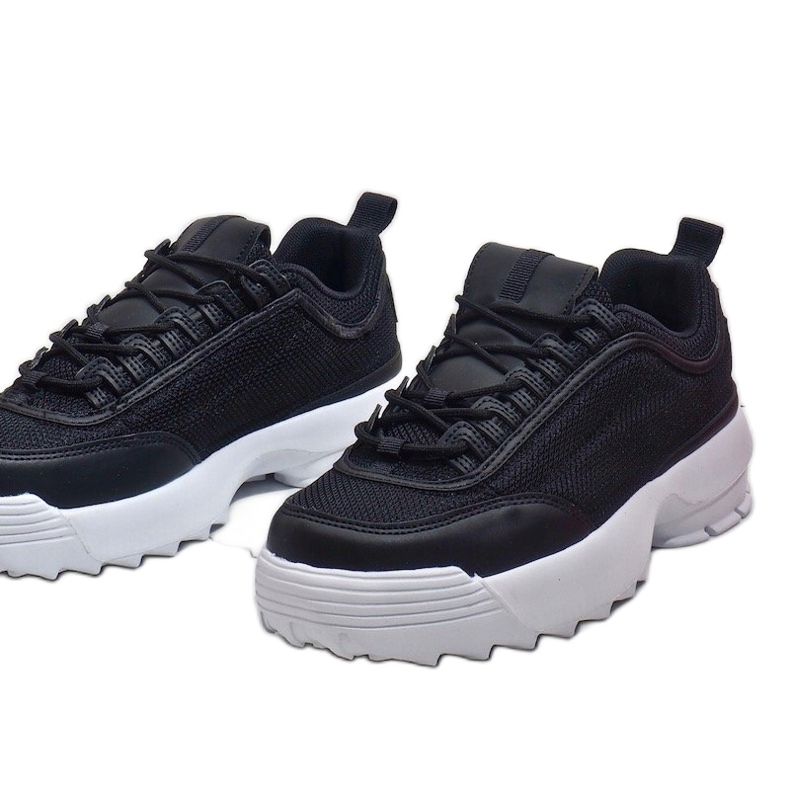 Scarpe sportive alla moda nere DSC82-1 nero 1