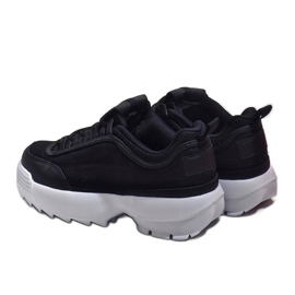 Scarpe sportive alla moda nere DSC82-1 nero 2