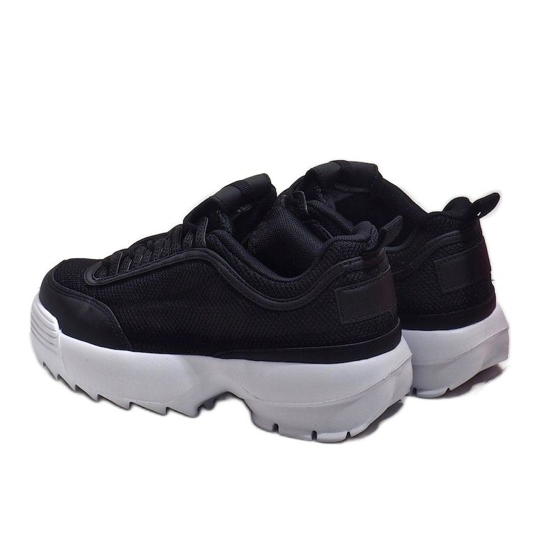 Scarpe sportive alla moda nere DSC82-1 nero 2
