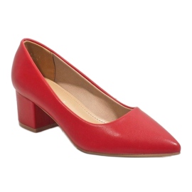 Pompe rosse classiche sul pilastro A-3371 rosso 1