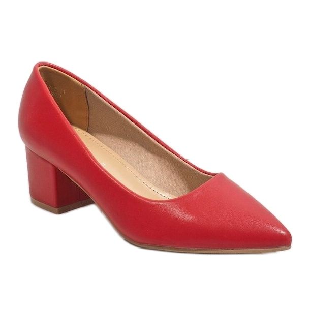 Pompe rosse classiche sul pilastro A-3371 rosso 1