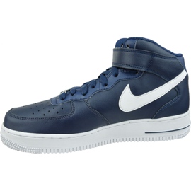 Nike Air Force 1 Mid '07 M CK4370-400 scarpe blu navy 1