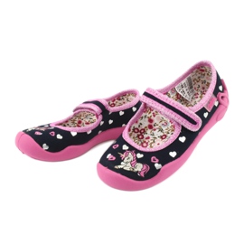Scarpe per bambini Befado 114X355 blu navy rosa grigio 3