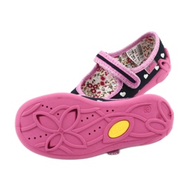 Scarpe per bambini Befado 114X355 blu navy rosa grigio 5