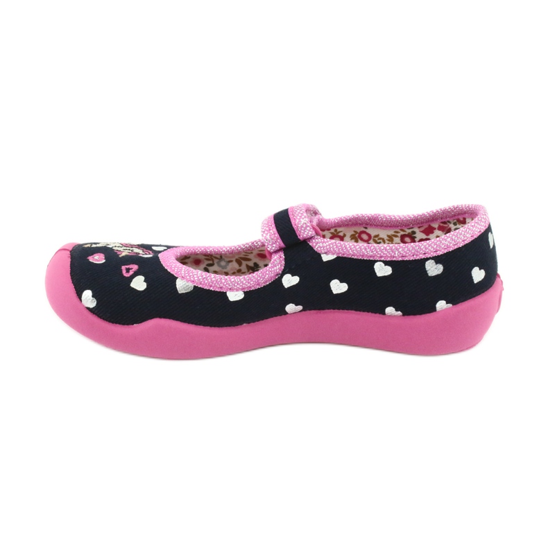 Scarpe per bambini Befado 114X355 blu navy rosa grigio 2