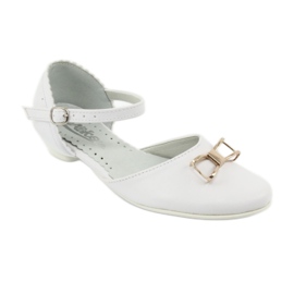 Décolleté ballerine comunione Miko 707 bianco bianca 1