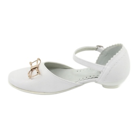 Décolleté ballerine comunione Miko 707 bianco 2