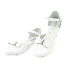 Décolleté ballerine comunione Miko 671 bianco 3