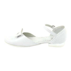 Décolleté ballerine comunione Miko 671 bianco bianca 2