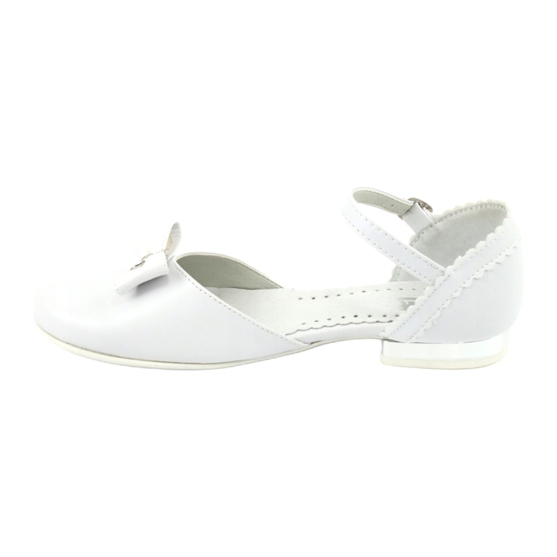 Décolleté ballerine comunione Miko 671 bianco 2