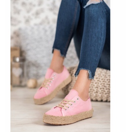 Kylie Espadrillas alla moda rosa 2