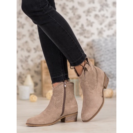 Filippo Stivali da cowboy traforati marrone 1