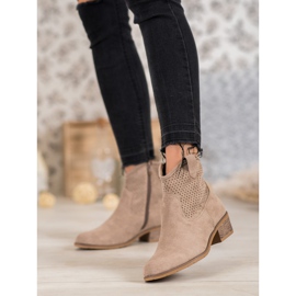 Filippo Stivali da cowboy traforati marrone 2