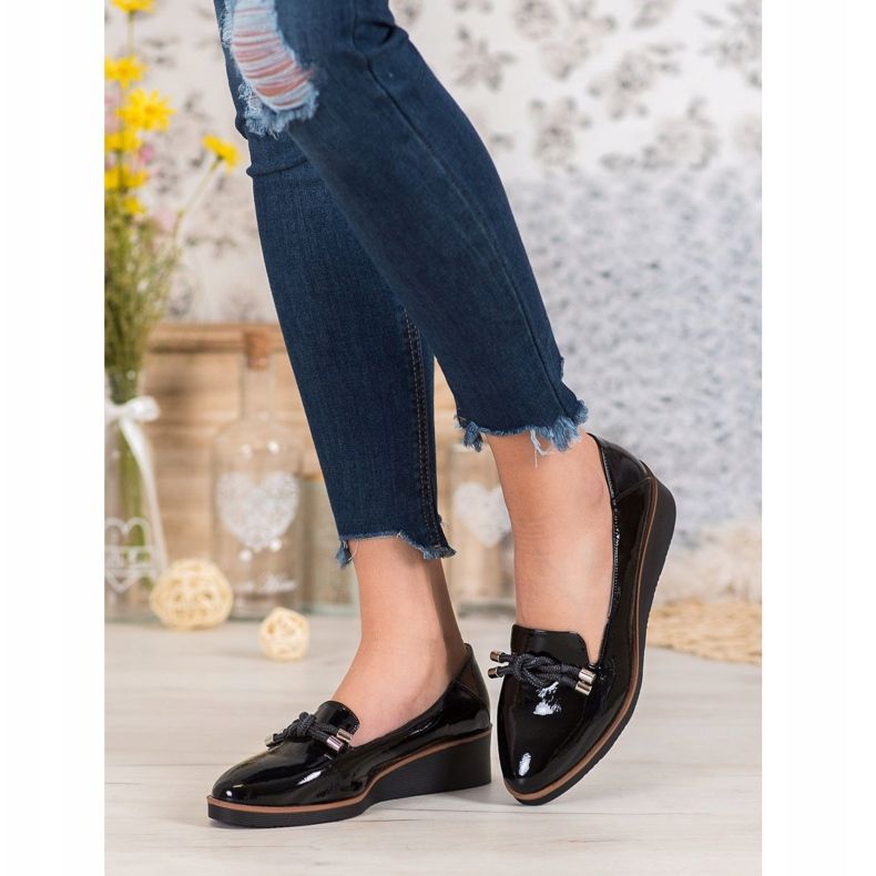 Black Lords sulla zeppa VINCEZA nero 1