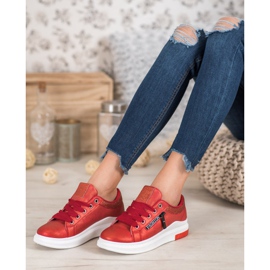 SHELOVET Scarpe sportive di moda rosso 1