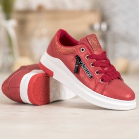 SHELOVET Scarpe sportive di moda rosso 5