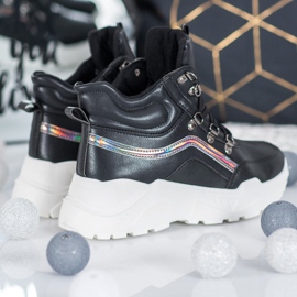 Ideal Shoes Stivali alla moda nero 2