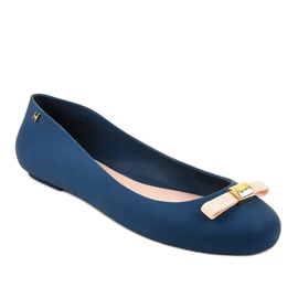Ballerine blu navy Meliski KM107-3 1