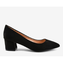 Décolleté in camoscio nero sul post FM1089 2