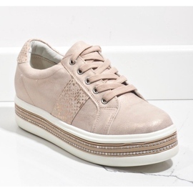Sneakers rosa scarpe sportive HQ996 1