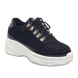 Sneakers sportive nere J-8704 nero 1