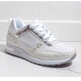 Scarpe sportive bianche, sneakers X78 bianca 1