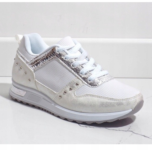 Scarpe sportive bianche, sneakers X78 bianco 1