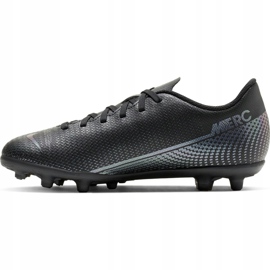 Nike Mercurial Vapor 13 Club FG / MG Jr AT8161-010 scarpe da calcio nero nero 2