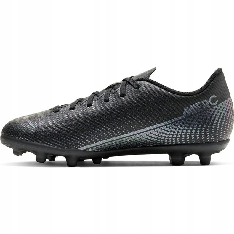 Nike Mercurial Vapor 13 Club FG / MG Jr AT8161-010 scarpe da calcio nero nero 2