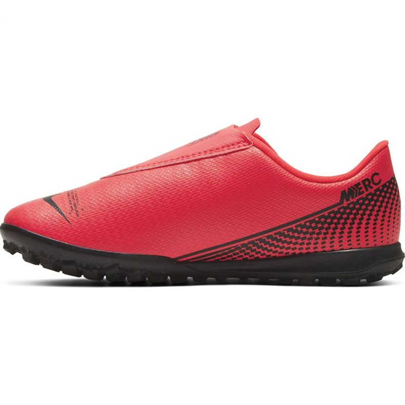Nike Mercurial Vapor 13 Club Tf PS (V) Jr AT8178-606 scarpe da calcio rosso rosso 2