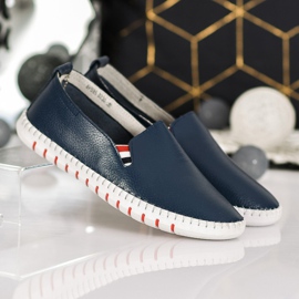 Evento Sneakers slip on blu navy 1
