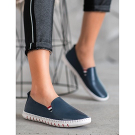 Evento Sneakers slip on blu navy 2