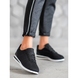 SHELOVET Scarpe allacciate sulla piattaforma nero 1