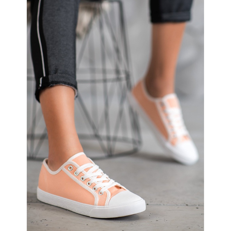 SHELOVET Scarpe da ginnastica arancioni arancia 2