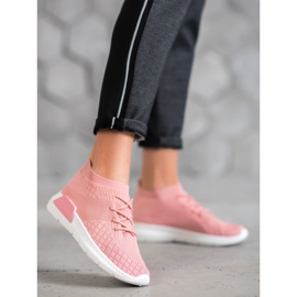 SDS Scarpe sportive slip-on rosa 1