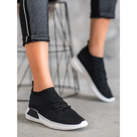 SDS Scarpe sportive slip-on nero 1